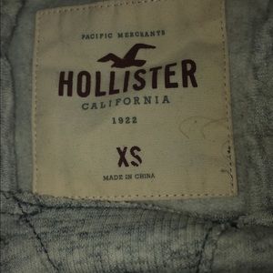 Grey Holister hoodie